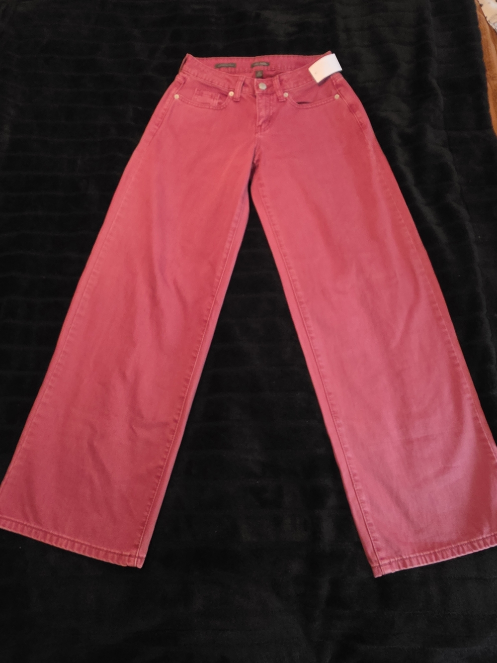 NWT Wild Fable Low-Rise Baggy Jeans in Burgundy Rose